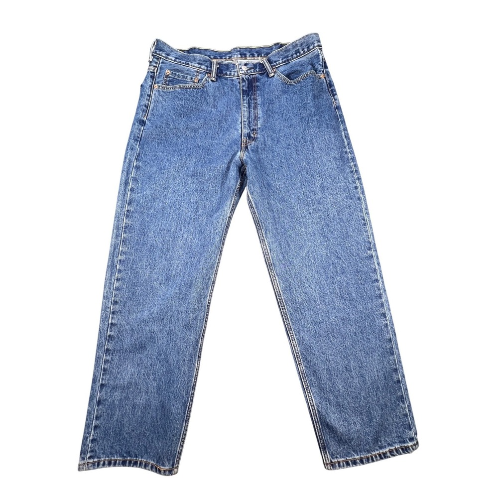 Levi's Blue 550 Relaxed Fit Tapered Leg Denim Jeans Mens W38 L30